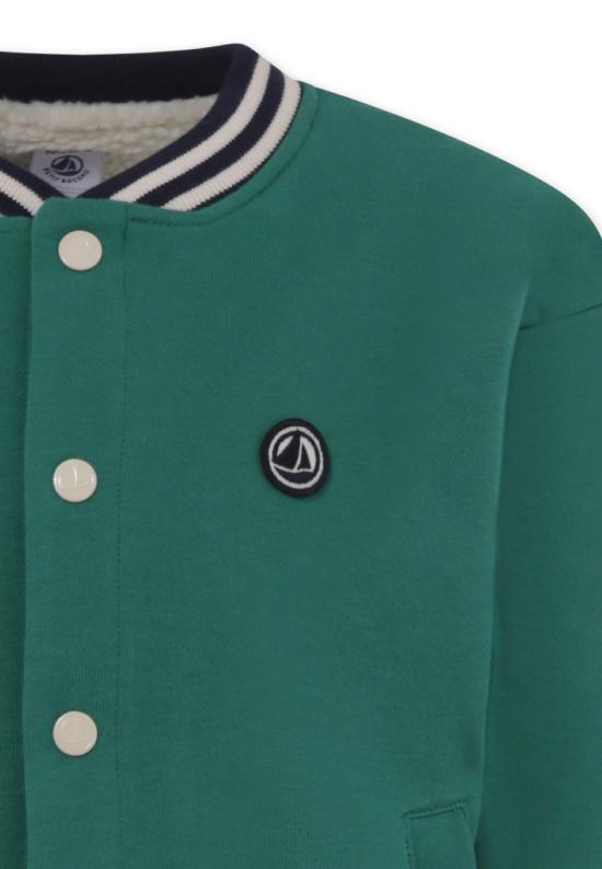 24FW [키즈] 쁘띠바또 봄버 자켓 A0AZ2 01 GREEN - PETIT BATEAU