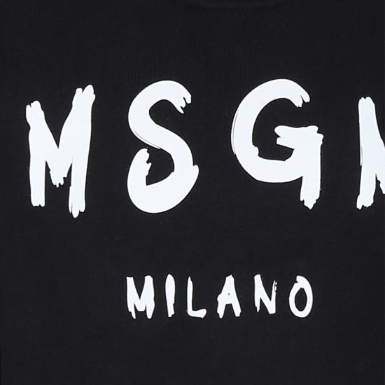 25FW [키즈] 엠에스지엠 티셔츠 F4MSJUSW291 110 BLACK - MSGM