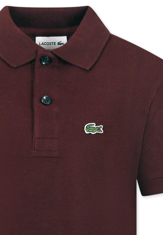 24FW [키즈] 라코스테 폴로 셔츠 PJ2909 BZD BORDEAUX - LACOSTE