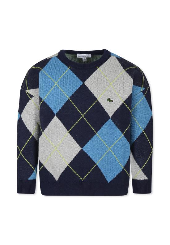 24FW [키즈] 라코스테 풀오버 AJ2485 QRN BLUE