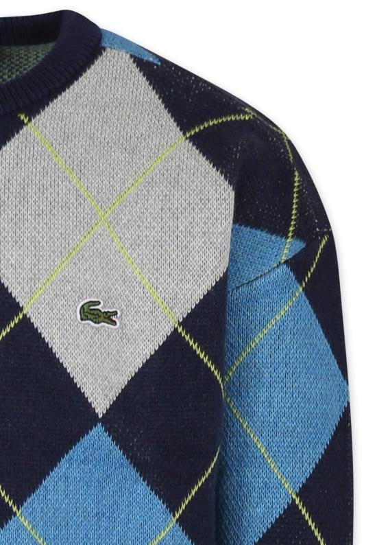 24FW [키즈] 라코스테 풀오버 AJ2485 QRN BLUE - LACOSTE