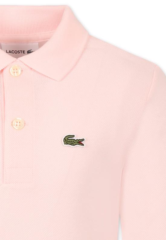 24FW [키즈] 라코스테 폴로 셔츠 PJ8915 T03 PINK - LACOSTE