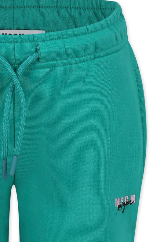 24FW [키즈] 엠에스지엠 스트레이트 팬츠 F4MSJGFP259 080 GREEN - MSGM