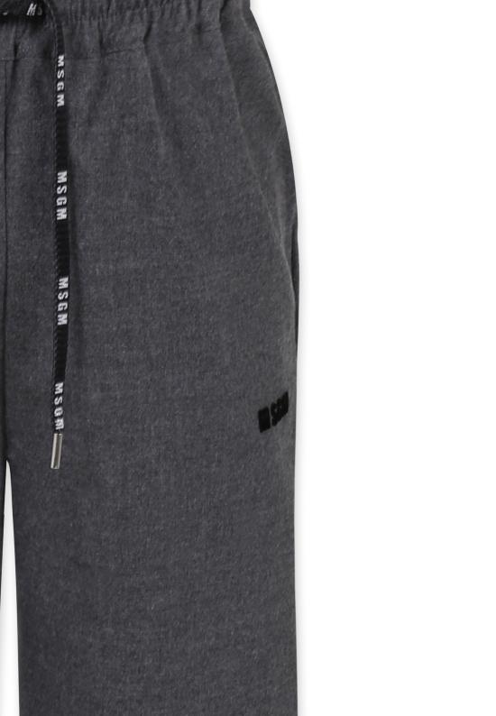 24FW [키즈] 엠에스지엠 스트레이트 팬츠 F4MSJGPA237 101 GREY - MSGM