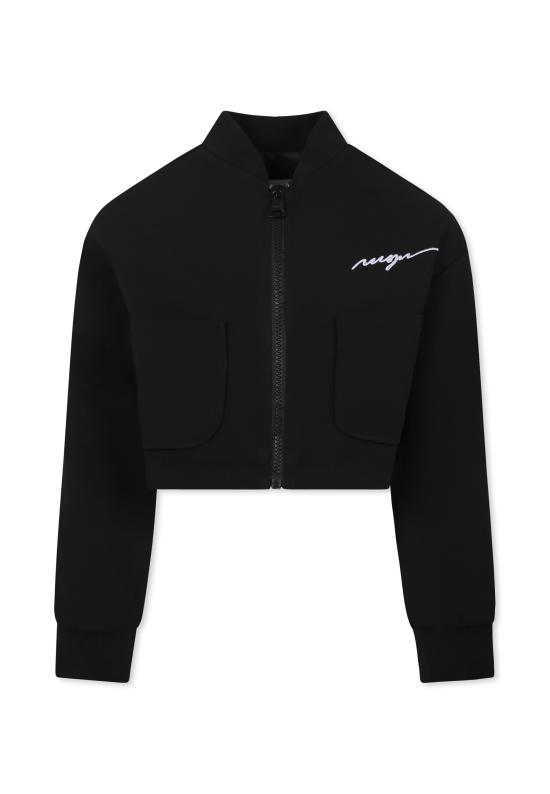 24FW [키즈] 엠에스지엠 봄버 자켓 F4MSJGBO104 110 BLACK