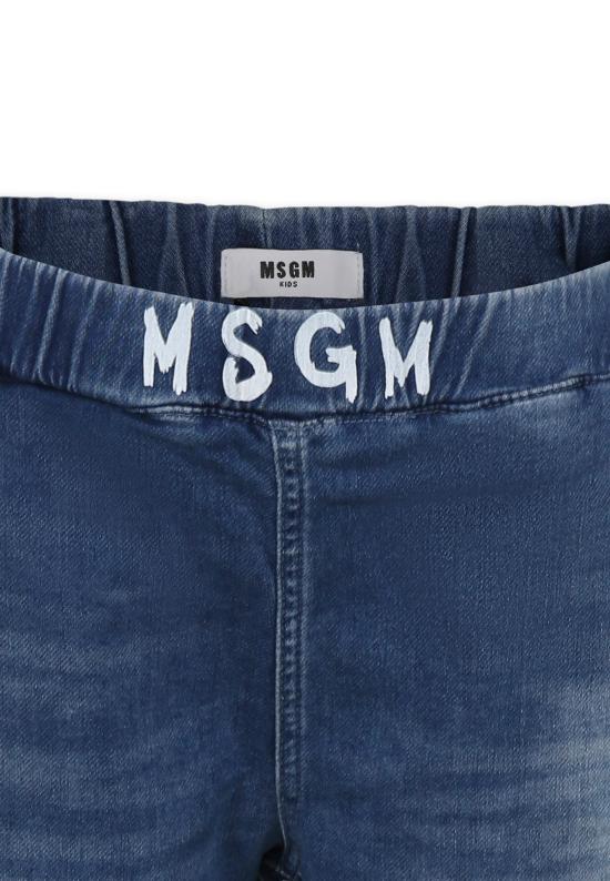 24FW [키즈] 엠에스지엠 진 F4MSJGDP008 126 BLUE - MSGM