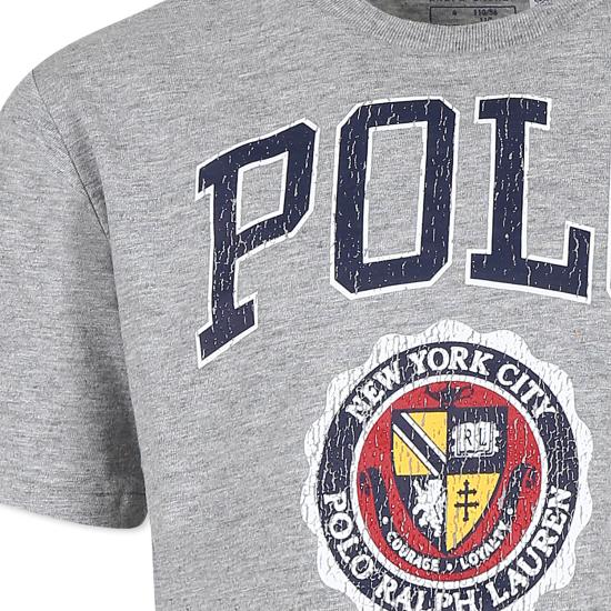 24FW [키즈] 랄프 로렌 티셔츠 950962002 GREY - RALPH LAUREN