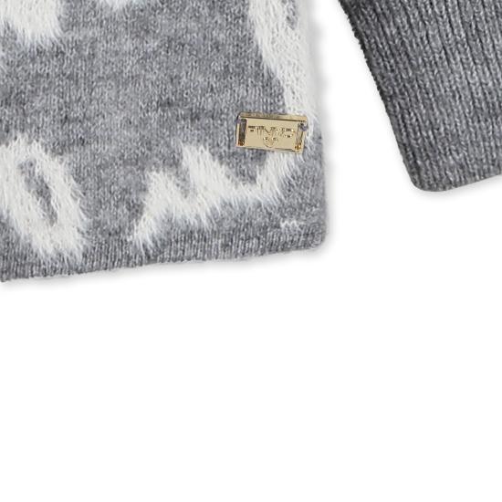 24FW [키즈] 핑코 가디건 F4PIJGCA048 102 GREY - PINKO