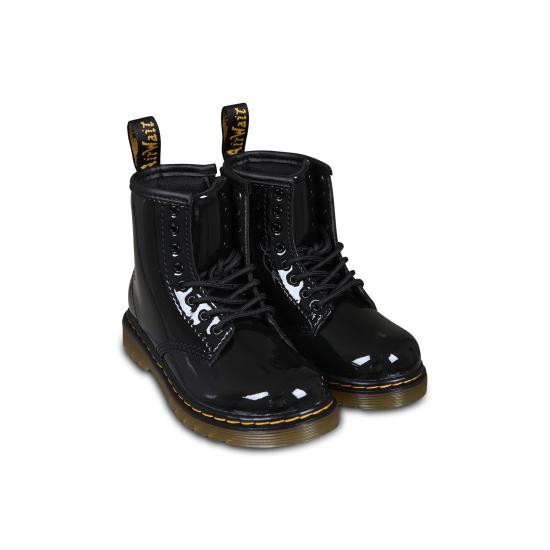 25FW [키즈] 닥터마틴 미들 부츠 1460 Y 21979001 BLACK PATENT LAMPER - DR.MARTENS