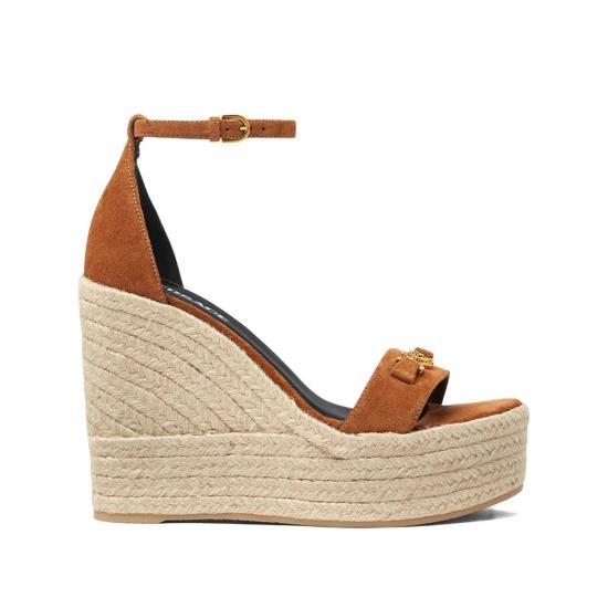 25FW 베르사체 플랫 슈즈 1A15226 1014100 1NI0V BROWN