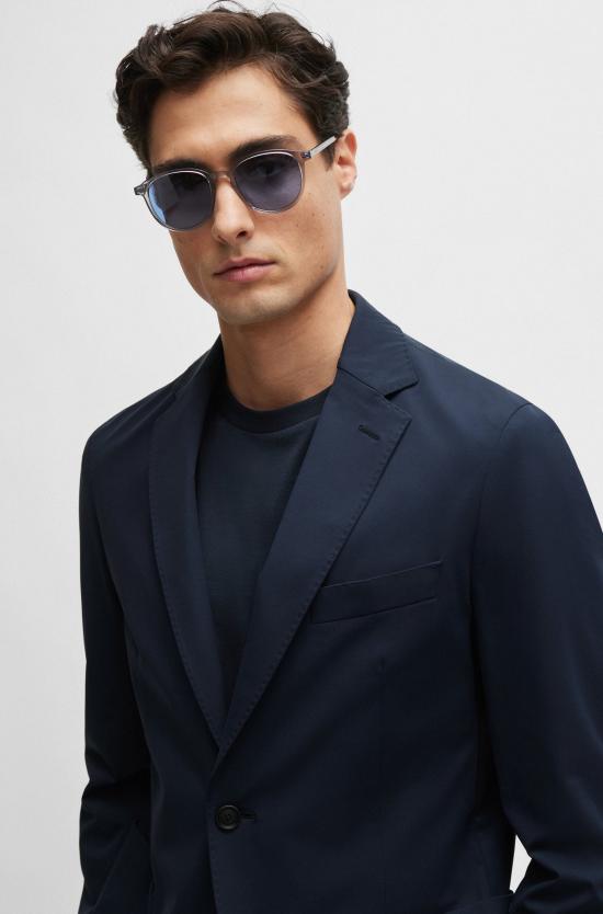 25SS 보스 수트 자켓 50502488 10245125 01 404 Blue - BOSS