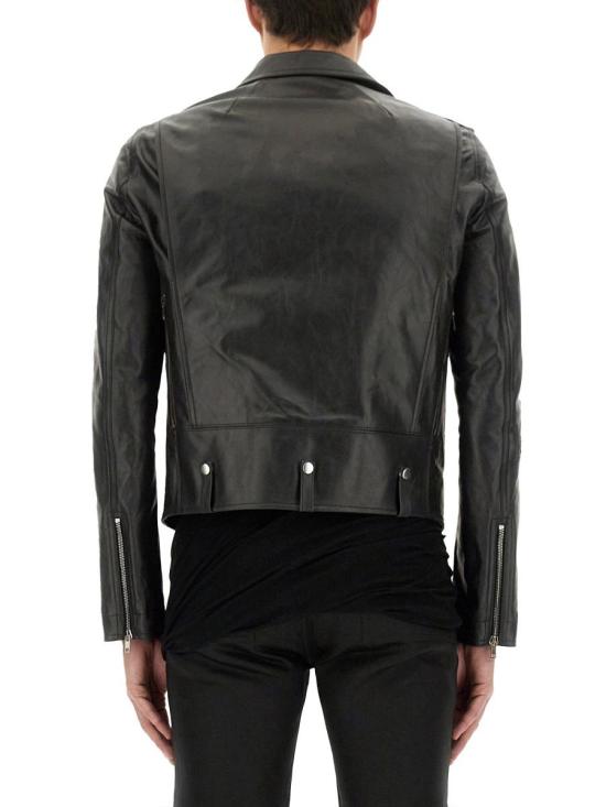 25SS 릭 오웬스 바이커 자켓 RU01E5765 LTP09 Black - RICK OWENS