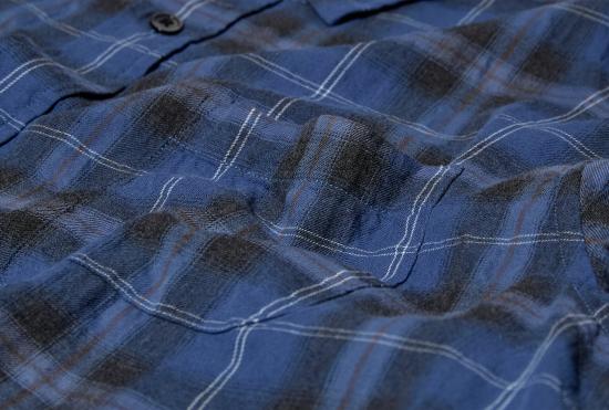 25SS 스투시 데님 셔츠 비치 플레드  1110358 블루 - STUSSY