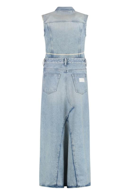 25SS MM6 메종마르지엘라 롱 원피스 S62DG0046M30018 966 Navy - MM6 MAISON MARGIELA