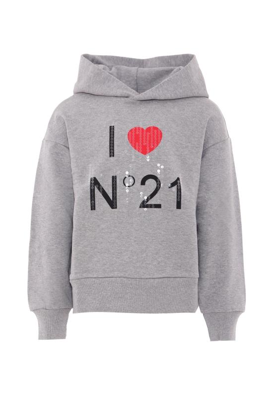 24FW [키즈] 누메로벤투노 티셔츠 N21A24 N0380 0N923 GREY