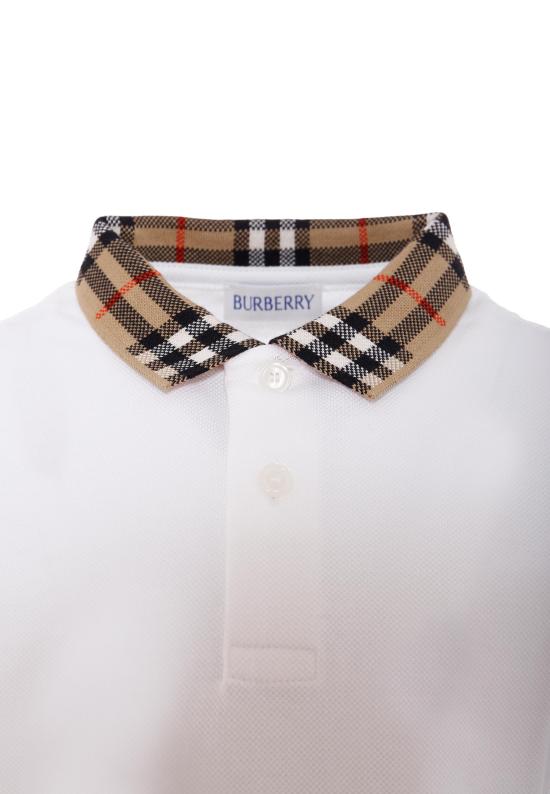 26SS [키즈] 버버리 폴로 셔츠 8105571 A1464 WHITE - BURBERRY