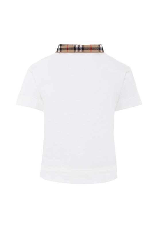 26SS [키즈] 버버리 폴로 셔츠 8105571 A1464 WHITE - BURBERRY