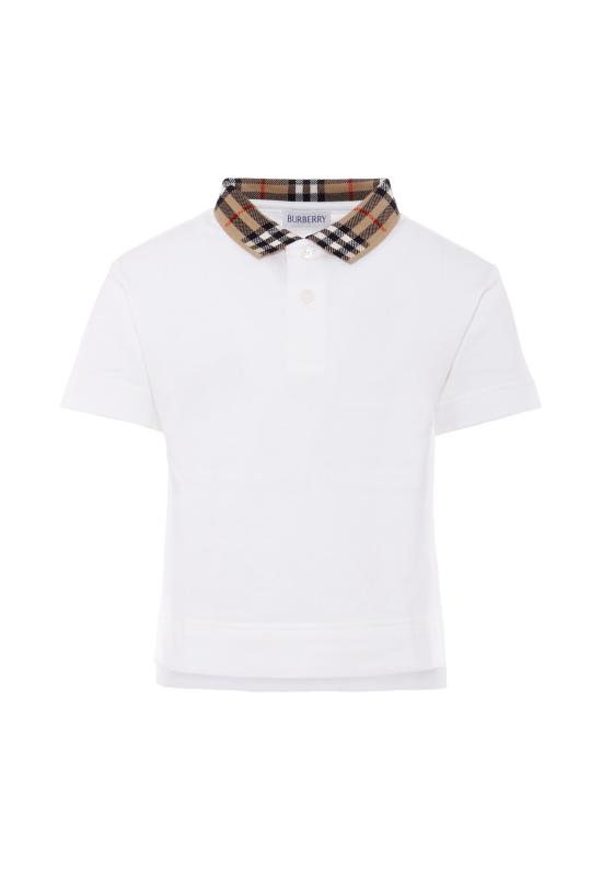 26SS [키즈] 버버리 폴로 셔츠 8105571 A1464 WHITE