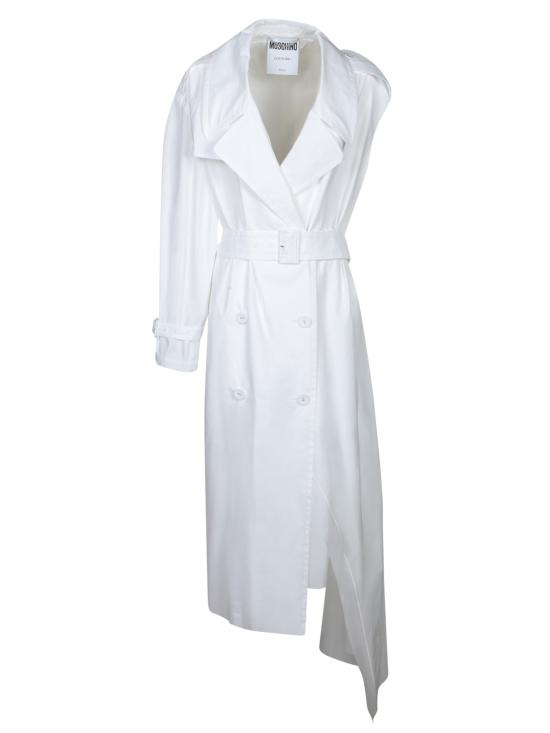 25SS 모스키노 트렌치 코트 A0601 0431 1001 White