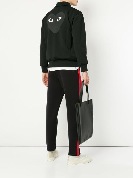 25SS 꼼데가르송 블랙 하트 와펜 트랙 자켓 AX T256 051 - COMME DES GARCONS