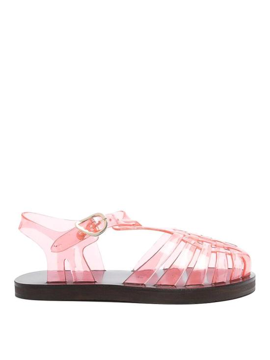  에이션트 그릭 샌들 HOMERIAJELLYJELLYLEATCLRED Red