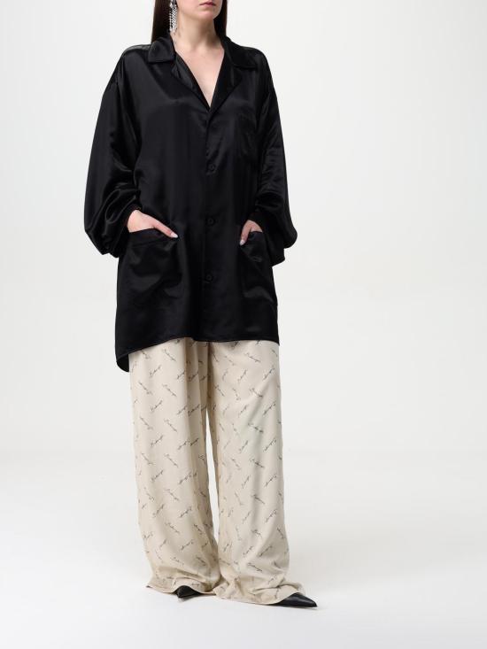 25SS 발렌시아가 블라우스 818436TLO28 1000 Black - BALENCIAGA