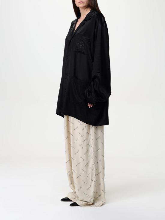 25SS 발렌시아가 블라우스 818436TLO28 1000 Black - BALENCIAGA