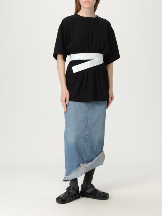 25FW MM6 메종마르지엘라 반팔 티셔츠 S52GC0335M20048 900 Black - MM6 MAISON MARGIELA