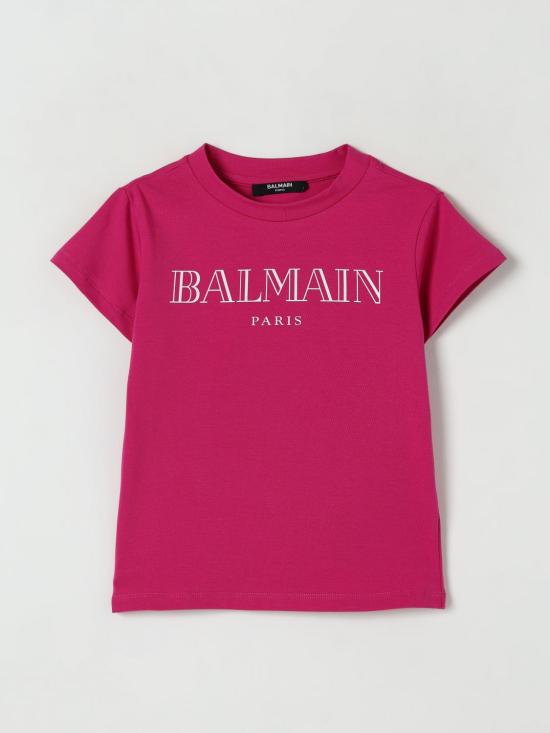 25FW [키즈] 발망 티셔츠 BW8B01Z2389 50LBC Fuchsia