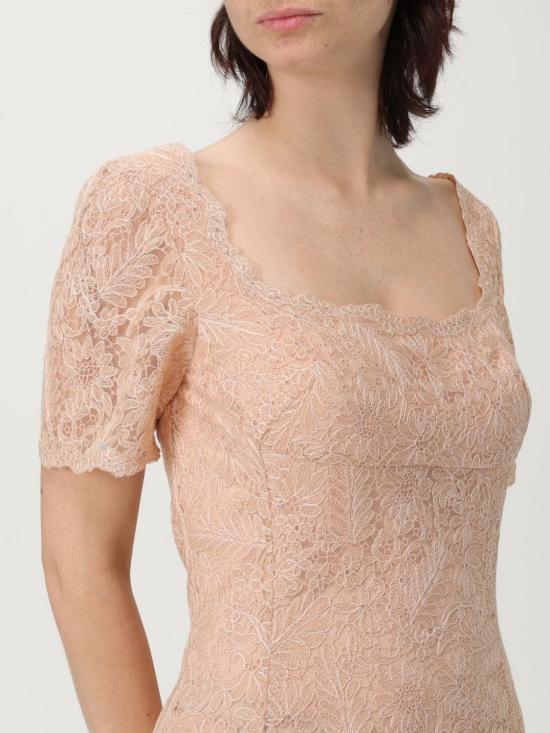 25FW 에르마노 설비노 롱 원피스 D462Q398OEX 41314 Nude - ERMANNO SCERVINO