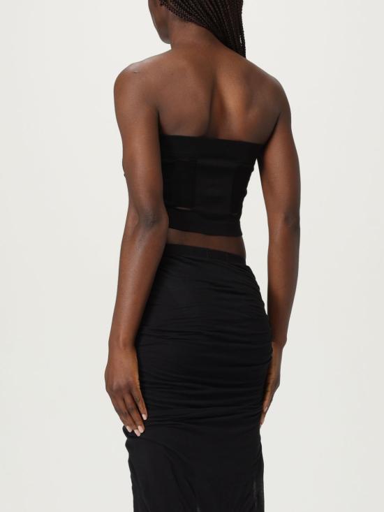 25FW 릭 오웬스 민소매 티셔츠 RO01E7647KGRIDM 09 Black - RICK OWENS