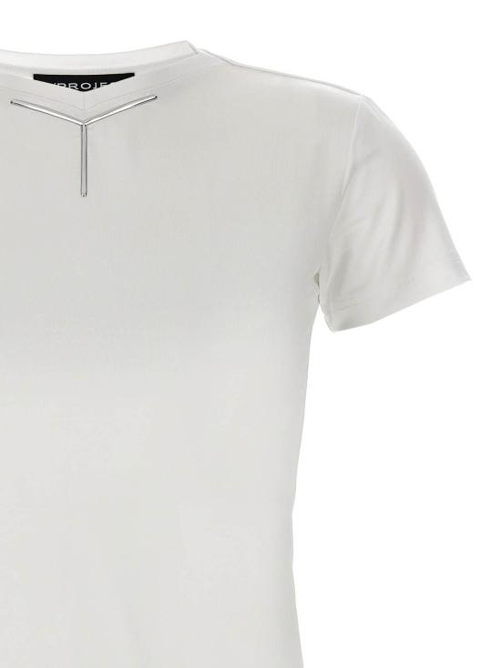 24FW 와이프로젝트 반팔 티셔츠 104TO004OPTICWHITE White - Y PROJECT