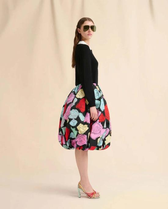  마르니 가디건 코튼 카디건,  멘딩 블랙 - MARNI