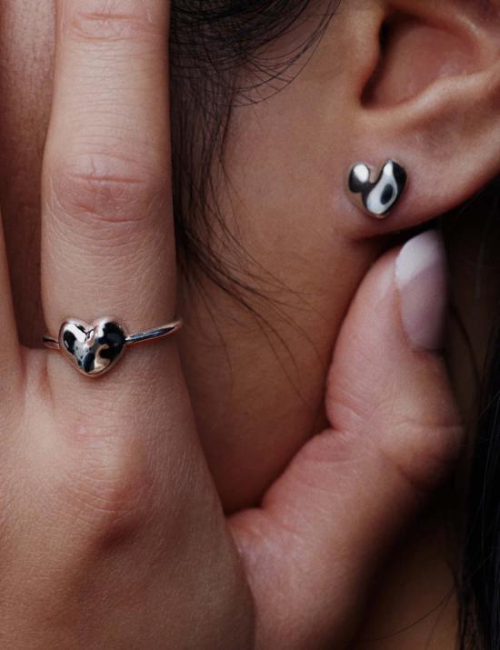  Steff Eleoff 반지 스테프 엘레오프 베이비 하트 링 - OTHER BRANDS