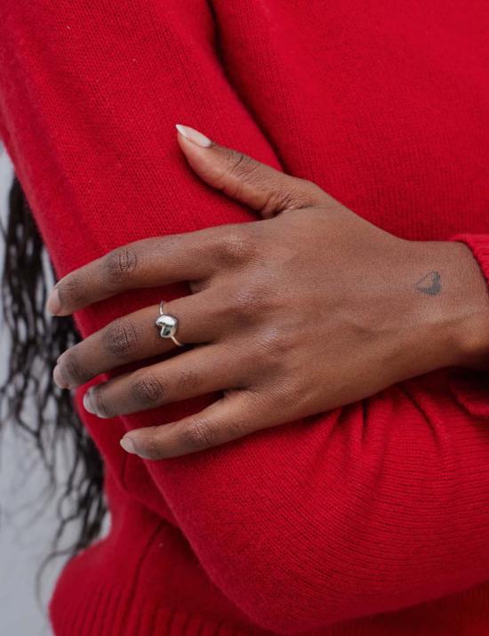  Steff Eleoff 반지 스테프 엘레오프 베이비 하트 링 - OTHER BRANDS