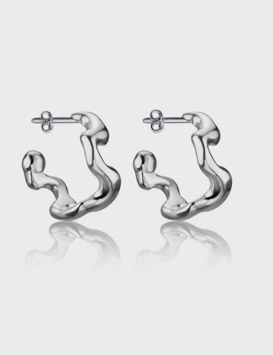  Steff Eleoff 이어링 Huggy Hoops 귀걸이