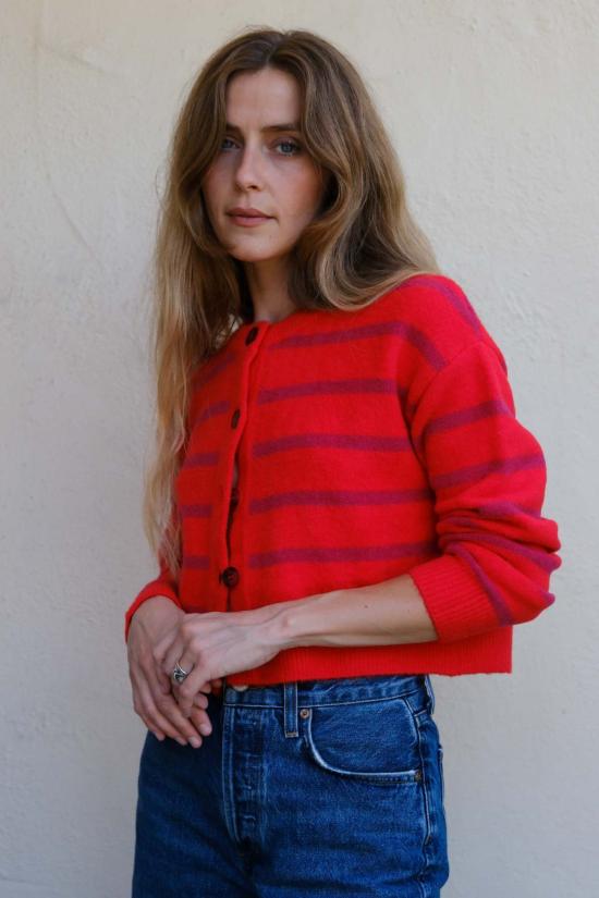  Callahan 가디건 캘러핸 피오나 카디건 레드 - OTHER BRANDS