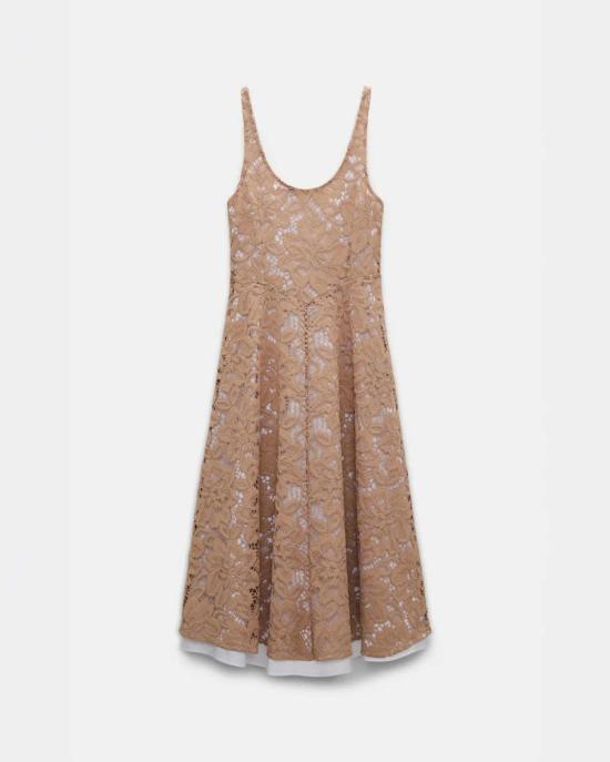  도로시 슈마허 미디 원피스 레이시 드림 드레스 베이지 - DOROTHEE SCHUMACHER