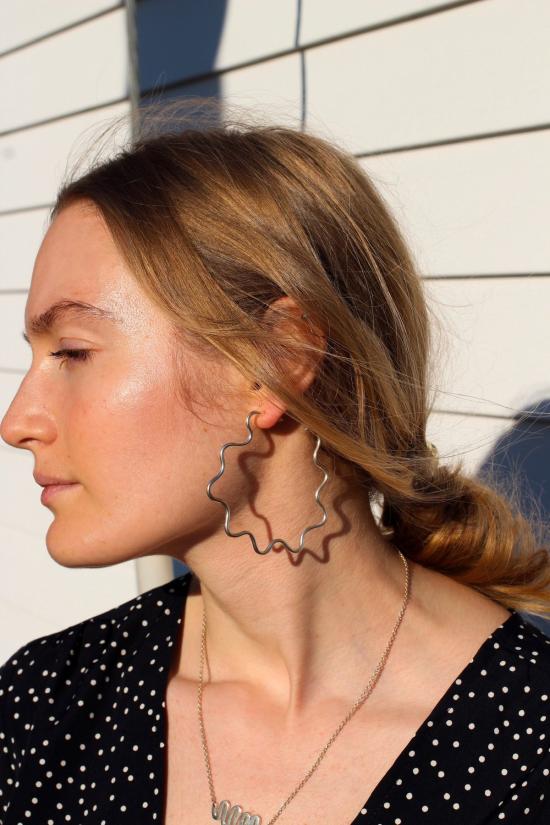  Body Double 이어링 바디 더블 빅 칠 후프 브라스/실버