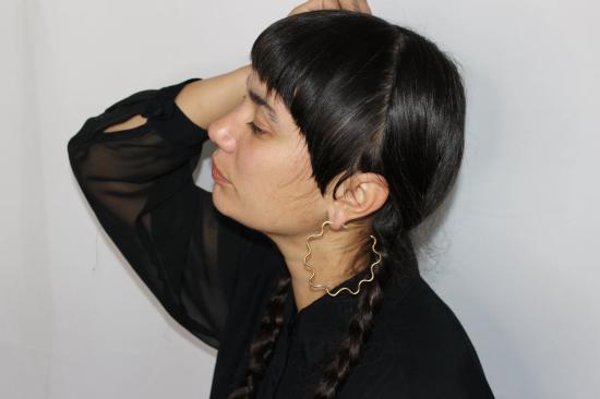  Body Double 이어링 바디 더블 빅 칠 후프 브라스/실버 - OTHER BRANDS