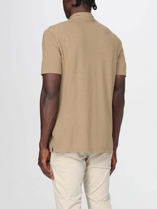 25FW 자노네 폴로 티셔츠 815109ZG380 Z1904 Mustard - ZANONE