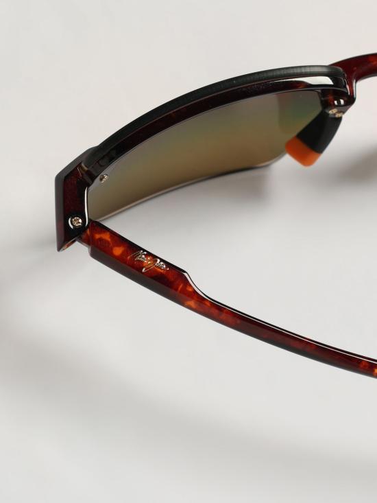 25SS 마우이짐 선글라스 LAULIMA hawaii lava laulima shiny Black - MAUI JIM