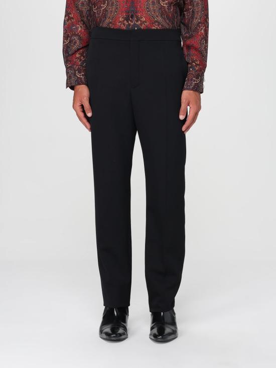 25FW 생로랑 스트레이트 팬츠 819925Y7E63 1000 Black