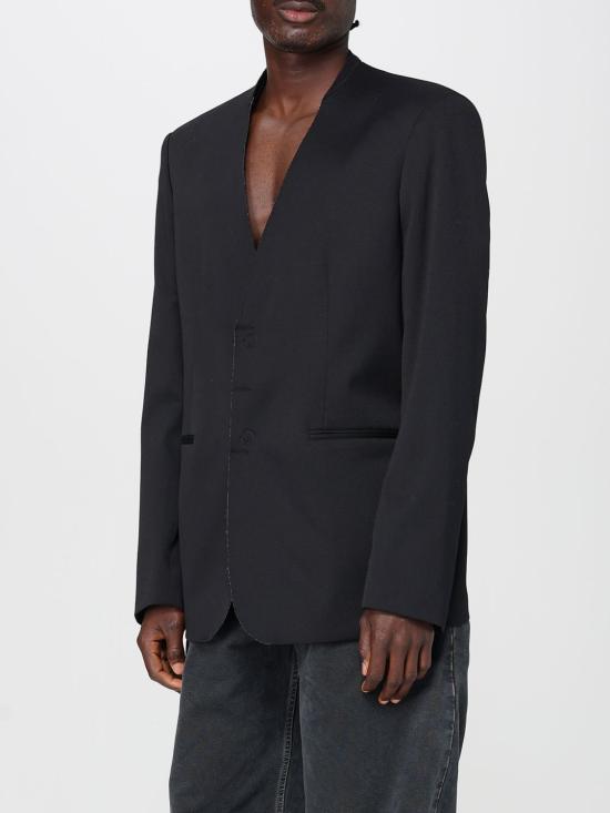 25FW MM6 메종마르지엘라 자켓 SH0BN0007M35153 900 Black - MM6 MAISON MARGIELA