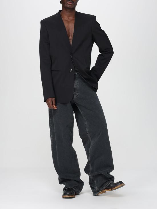 25FW MM6 메종마르지엘라 자켓 SH0BN0007M35153 900 Black - MM6 MAISON MARGIELA