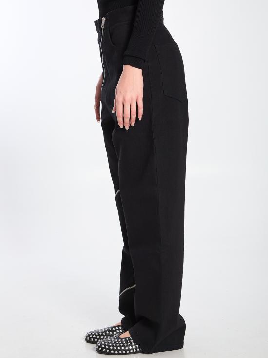 25SS 알라이아 데님 팬츠 AA9P0295D003A BLACK - ALAIA