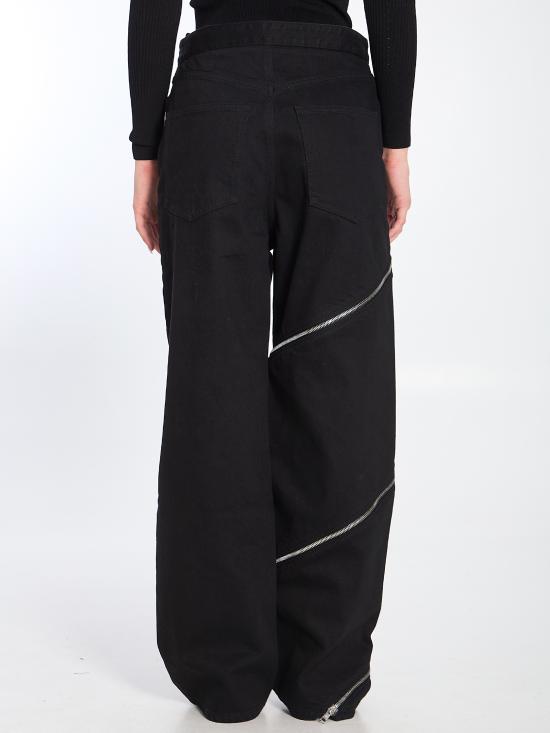 25SS 알라이아 데님 팬츠 AA9P0295D003A BLACK - ALAIA