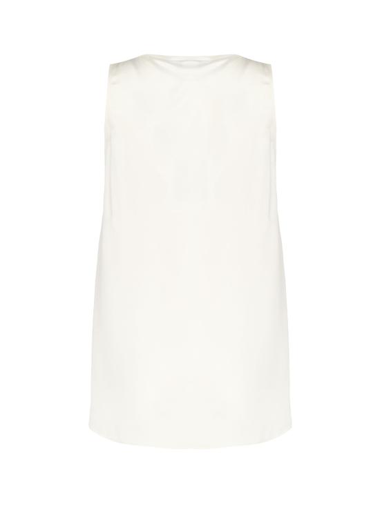 25SS 막스마라 민소매 티셔츠 2511161018600 001 White - MAX MARA