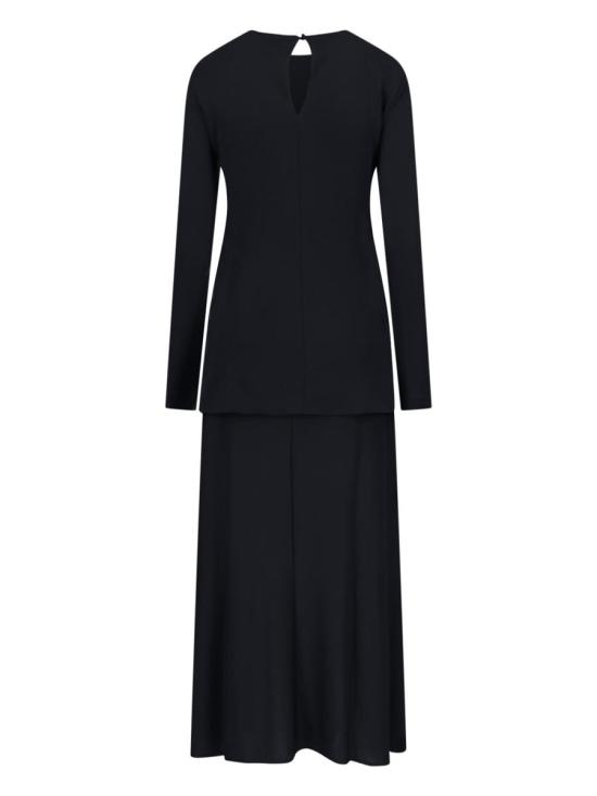 25FW 질샌더 롱 원피스 J04CT0110 J65016001 Black - JIL SANDER