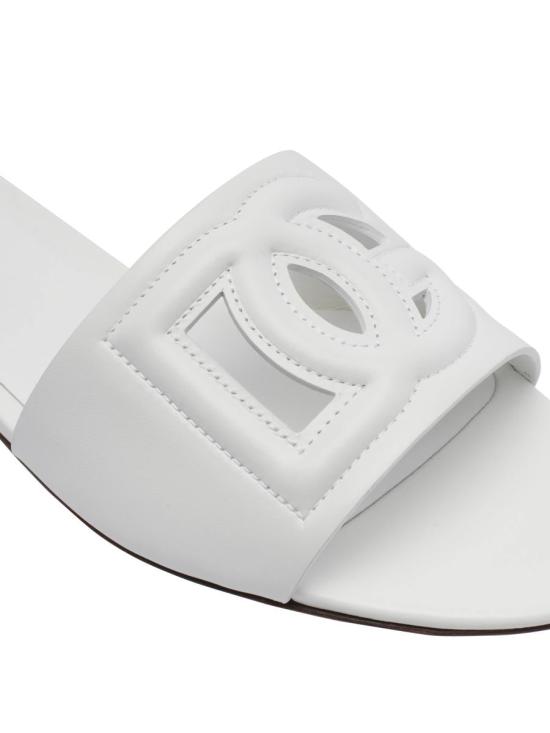 25FW 돌체앤가바나 뮬/슬리퍼 CQ0436AY32980001 WHITE - DOLCE & GABBANA